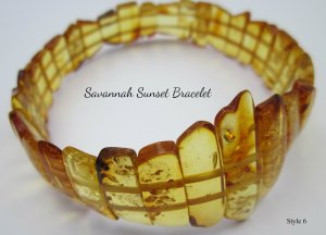 Savannah Sunset amber Bracelet 