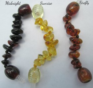 Baltic Amber necklace extenders from Spark of Amber