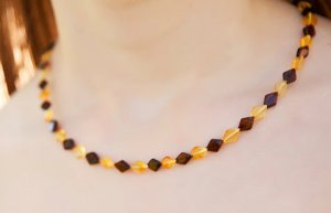 Island Escape Amber necklace